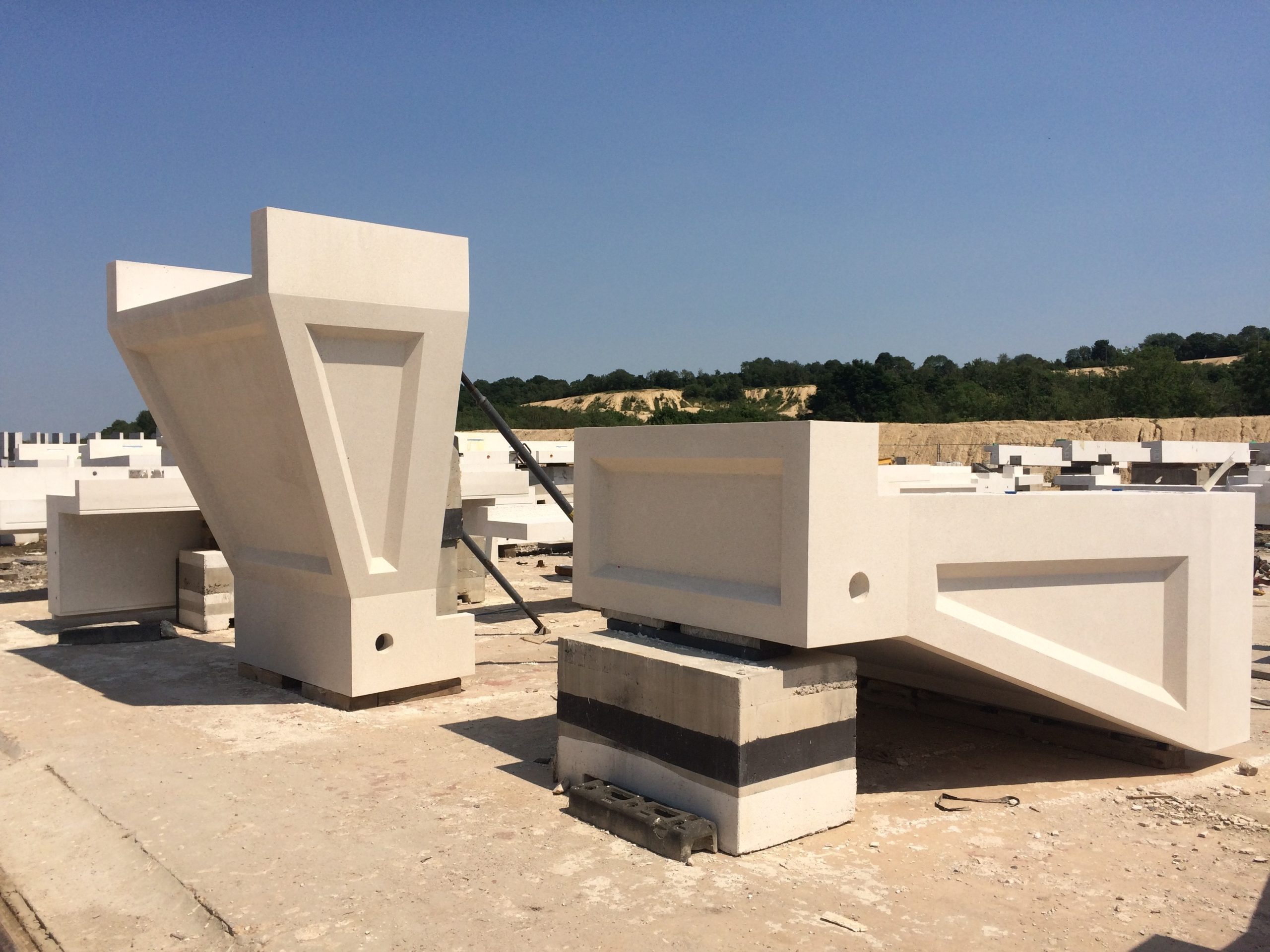 Architectural precast corbels